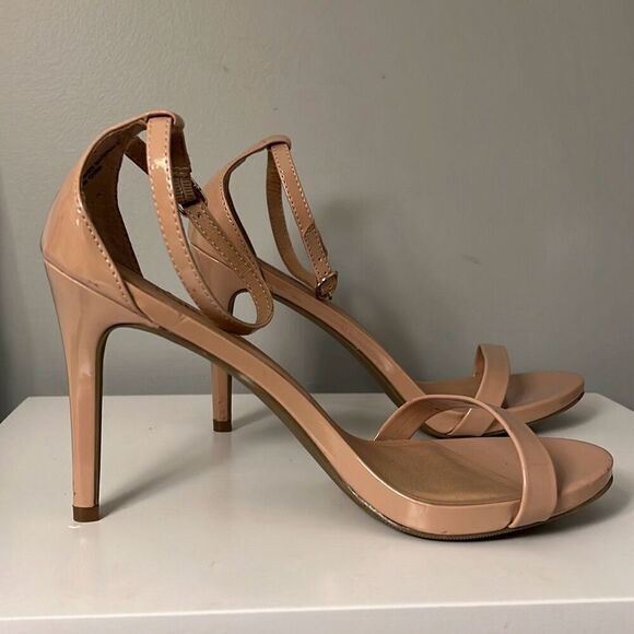 Charlotte Russe Women's Brown Addison Open Toe Strappy Heels Size 9 - Picture 6 of 11